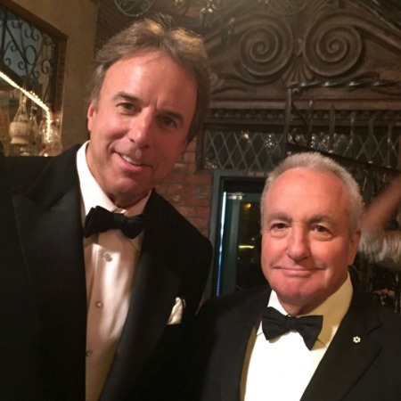 Kevin Nealon with Canadian-American television writer Lorne Michaels.